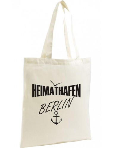 Shopping Bag Organic Zen, Shopper Heimathafen Berlin, Farbe natur