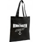 Shopping Bag Organic Zen, Shopper Heimathafen Schalke, Farbe schwarz
