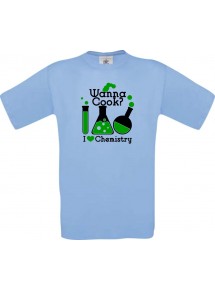 UNI Männer-Shirt Wanna Cook Reagenzglas I love Chemistry