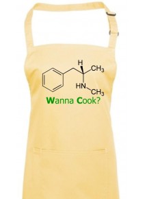 Kochschürze, Wanna Cook Srukturformel, Farbe lemon