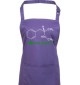 Kochschürze, Wanna Cook Srukturformel, Farbe purple