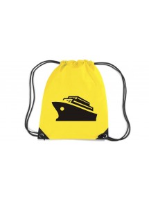 Premium Gymsac Kreuzfahrtschiff, Passagierschiff, yellow