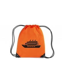 Premium Gymsac Kreuzfahrtschiff, Passagierschiff, orange