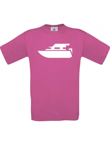 Yacht, Boot, Skipper, Kapitän  kult, pink, Größe L
