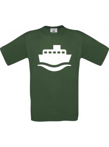 Frachter, Übersee, Skipper, Kapitän  kult, grün, Größe L