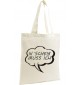 Shopping Bag Organic Zen, Shopper Sprechblase N´ Scheiss muss ich