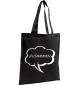 Shopping Bag Organic Zen, Shopper Sprechblase zusammen