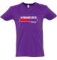 sportlisches Männershirt mit V-Ausschnitt Vermesser Loading, Farbe lila, Größe L