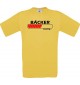 Kinder-Shirt Bäcker Loading Farbe gelb, Größe 104