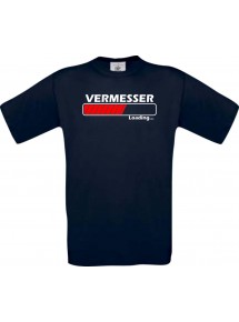 Kinder-Shirt Vermesser Loading Farbe blau, Größe 104