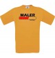Kinder-Shirt Maler Loading Farbe orange, Größe 104