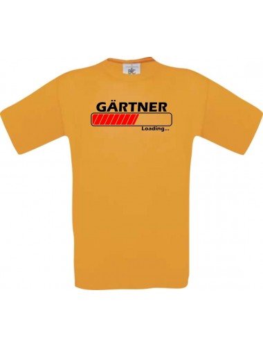 Kinder-Shirt Gärtner Loading Farbe orange, Größe 104