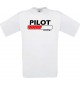 Kinder-Shirt Pilot Loading Farbe weiss, Größe 104