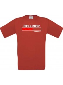Kinder-Shirt Kellner Loading Farbe rot, Größe 104