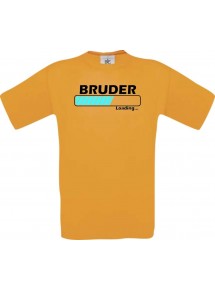 Kinder-Shirt Bruder Loading Farbe orange, Größe 104
