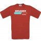 Kinder-Shirt Bruder Loading Farbe rot, Größe 104