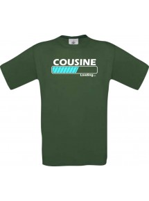 Kinder-Shirt Cousine Loading Farbe dunkelgruen, Größe 104