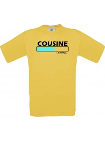 Kinder-Shirt Cousine Loading Farbe gelb, Größe 104