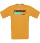 Kinder-Shirt Cousine Loading Farbe orange, Größe 104