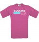 Kinder-Shirt Cousine Loading Farbe pink, Größe 104