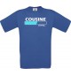Kinder-Shirt Cousine Loading Farbe royalblau, Größe 104