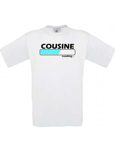 Kinder-Shirt Cousine Loading Farbe weiss, Größe 104