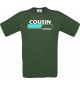 Kinder-Shirt Cousin Loading Farbe dunkelgruen, Größe 104