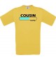 Kinder-Shirt Cousin Loading Farbe gelb, Größe 104