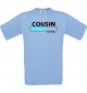 Kinder-Shirt Cousin Loading Farbe hellblau, Größe 104