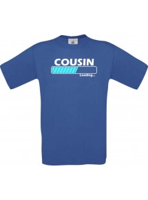 Kinder-Shirt Cousin Loading Farbe royalblau, Größe 104