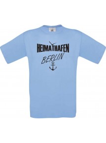 Kinder-Shirt Heimathafen Berlin kult, Farbe hellblau, Größe 104