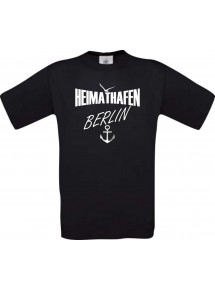 Kinder-Shirt Heimathafen Berlin kult, Farbe schwarz, Größe 104