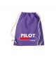 Turnbeutel Pilot Loading, Farbe purple