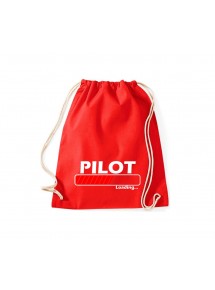 Turnbeutel Pilot Loading, Farbe rot