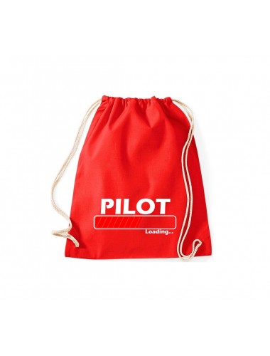 Turnbeutel Pilot Loading, Farbe rot