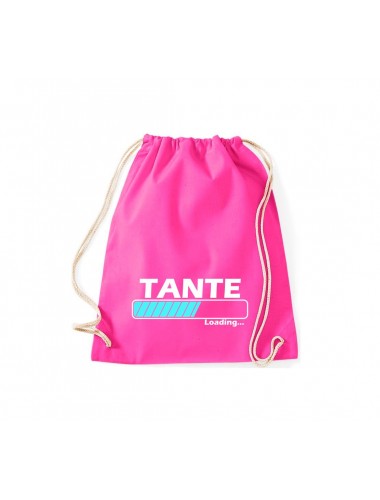 Turnbeutel Tante Loading, Farbe pink