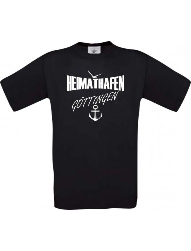 Kinder-Shirt Heimathafen Göttingen kult, Farbe schwarz, Größe 104