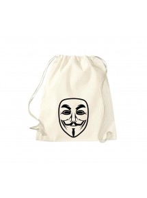 Gym Turnbeutel Anonymous Maske
