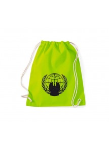 Gym Turnbeutel Anonymous, Farbe lime