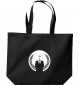 JUTE große Einkaufstasche, Anonymous, Farbe schwarz