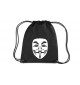 Turnbeutel Premium Gymsac Anonymous Maske
