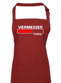 Kochschürze, Vermesser Loading, Farbe burgundy