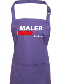 Kochschürze, Maler Loading, Farbe purple