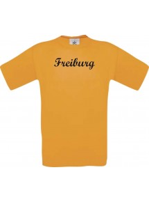 Kinder-Shirt  Deine Stadt Freiburg City Shirts Sport, kult, Farbe orange, Größe 104
