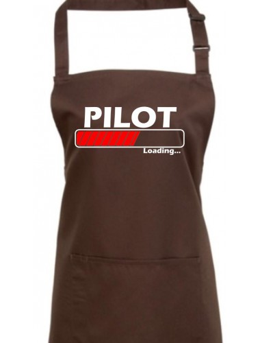 Kochschürze, Pilot Loading, Farbe braun