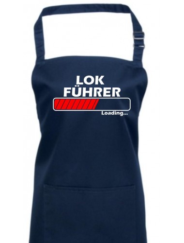 Kochschürze, Lokführer Loading, Farbe navy