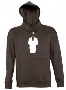 Kapuzen Sweatshirt  Anonymous, braun, Größe L