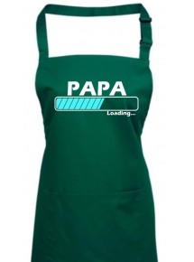 Kochschürze, Papa Loading, Farbe bottlegreen