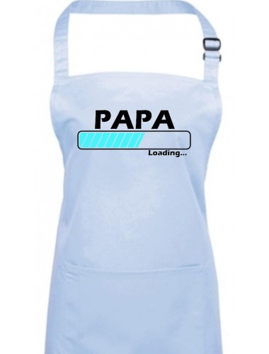 Kochschürze, Papa Loading, Farbe lightblue