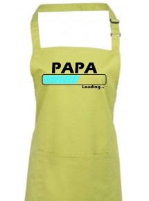 Kochschürze, Papa Loading, Farbe lime